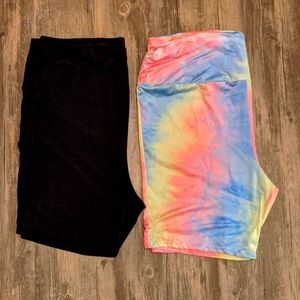 Maternity spandex shorts